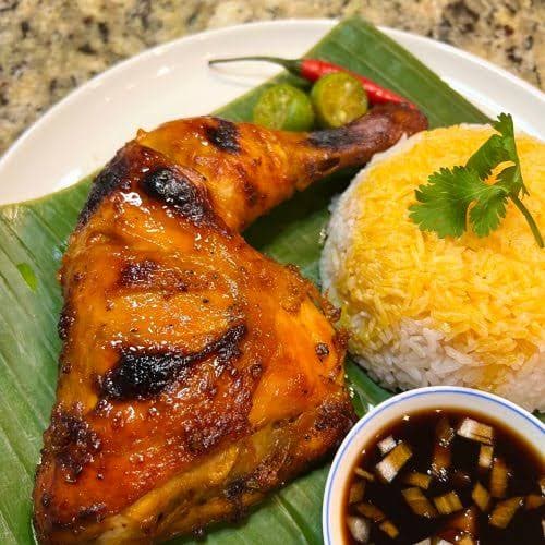 Chicken Inasal or Pinoy Pork BBQ Meal